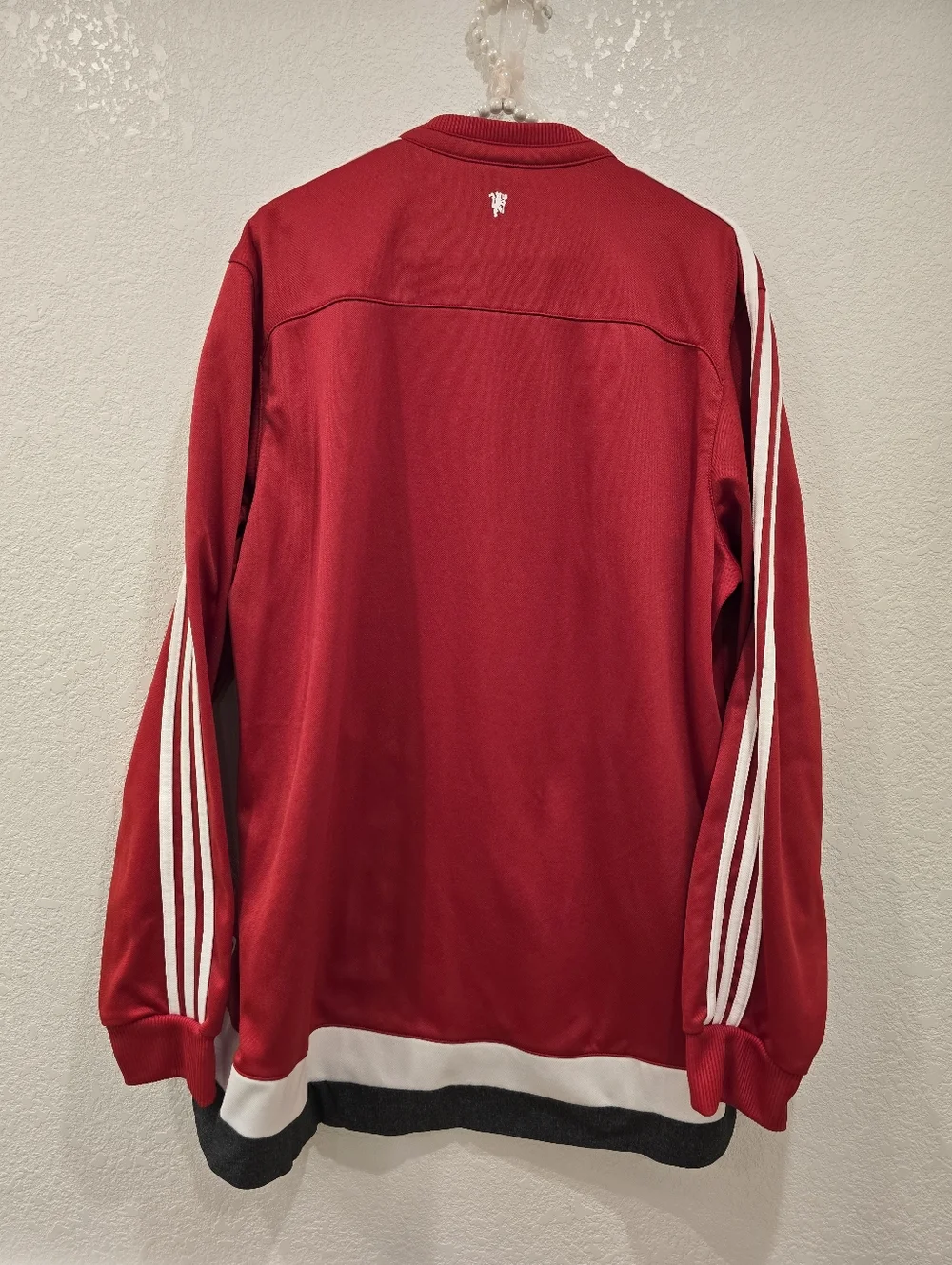 Adidas Manchester United FC 2015/16 anthem track jacket Red XL